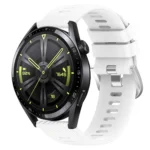 22mm Solid Color Soft Silicone Watch Band