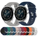22mm Solid Color Soft Silicone Watch Band - Image 2