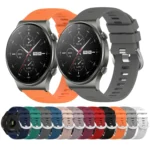 22mm Solid Color Soft Silicone Watch Band - Image 2