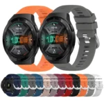 22mm Solid Color Soft Silicone Watch Band - Image 2