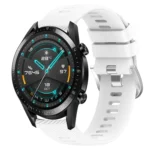 22mm Solid Color Soft Silicone Watch Band