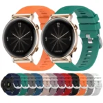 22mm Solid Color Soft Silicone Watch Band - Image 2