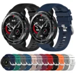 22mm Solid Color Soft Silicone Watch Band - Image 2