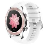 22mm Solid Color Soft Silicone Watch Band