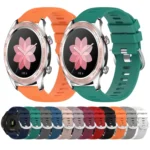 22mm Solid Color Soft Silicone Watch Band - Image 2