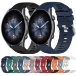 22mm Solid Color Soft Silicone Watch Band - Image 2