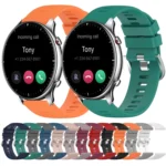 22mm Solid Color Soft Silicone Watch Band - Image 2
