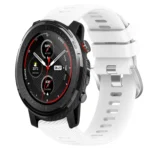 22mm Solid Color Soft Silicone Watch Band