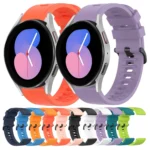 20mm Solid Color Soft Silicone Watch Band - Image 2