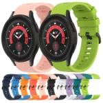 20mm Solid Color Soft Silicone Watch Band - Image 2