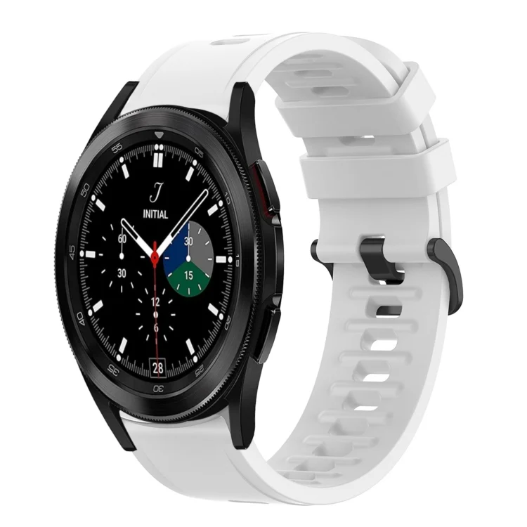 20mm Solid Color Soft Silicone Watch Band