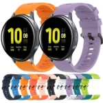 20mm Solid Color Soft Silicone Watch Band - Image 2