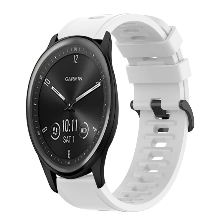 20mm Solid Color Soft Silicone Watch Band