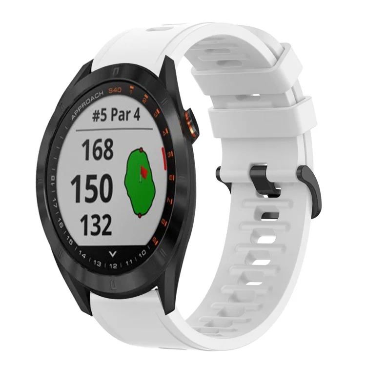 20mm Solid Color Soft Silicone Watch Band