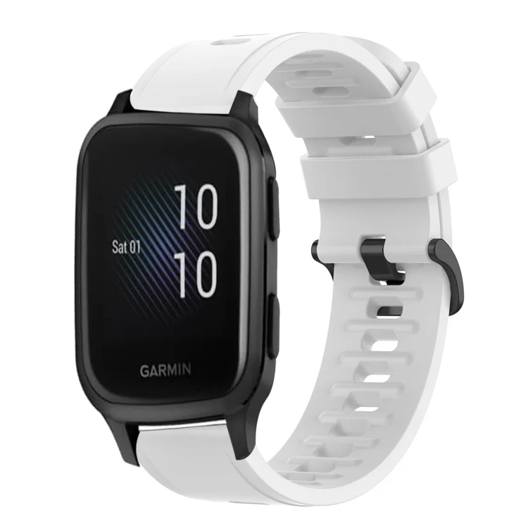 20mm Solid Color Soft Silicone Watch Band