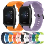20mm Solid Color Soft Silicone Watch Band - Image 2