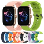 20mm Solid Color Soft Silicone Watch Band - Image 2