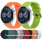 22MM Solid Color Soft Silicone Watch Band - Image 2