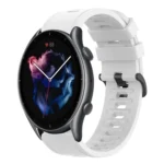 22mm Solid Color Soft Silicone Watch Band