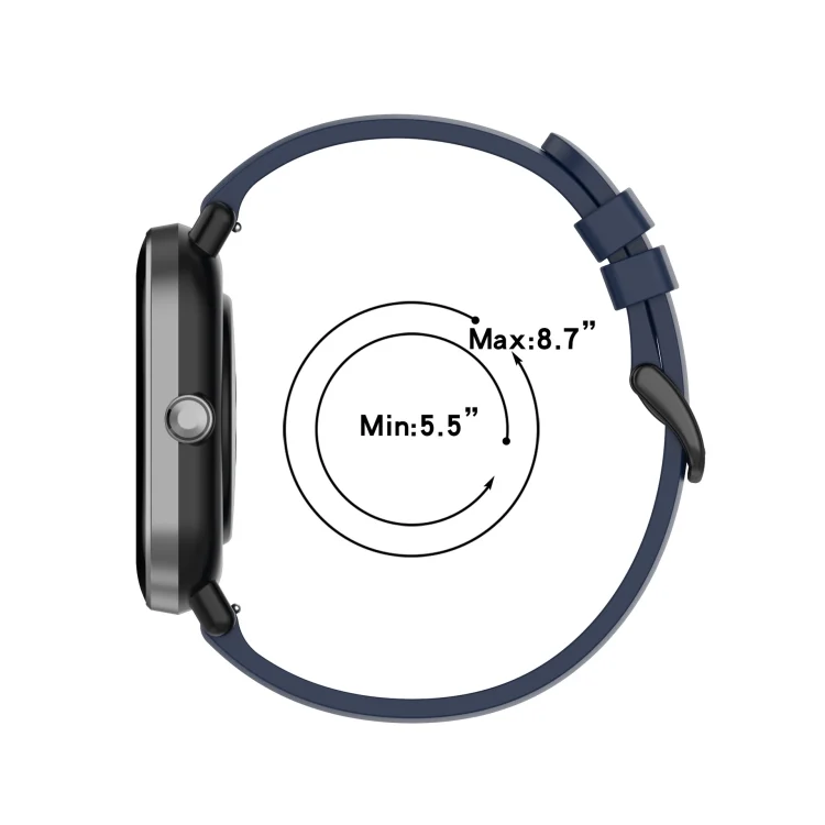 SYA001956001_B3.webp 22mm Solid Color Soft Silicone Watch Band - Image 4