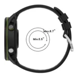 18mm Solid Color Silicone Watch Band - Image 4