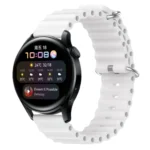 22mm Ocean Style Silicone Solid Color Watch Band