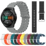 22mm Ocean Style Silicone Solid Color Watch Band - Image 2
