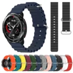 22mm Ocean Style Silicone Solid Color Watch Band - Image 2