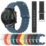 22mm Ocean Style Silicone Solid Color Watch Band - Image 2