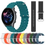 22mm Ocean Style Silicone Solid Color Watch Band - Image 2