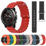 22mm Ocean Style Silicone Solid Color Watch Band - Image 2