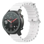 22mm Ocean Style Silicone Solid Color Watch Band