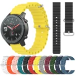 22mm Ocean Style Silicone Solid Color Watch Band - Image 2
