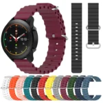 22mm Ocean Style Silicone Solid Color Watch Band - Image 2