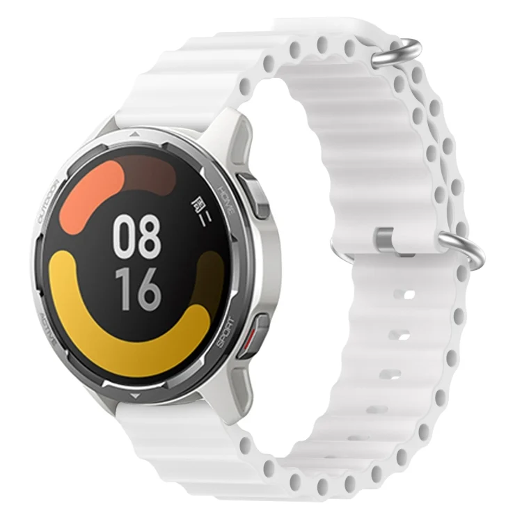 22mm Ocean Style Silicone Solid Color Watch Band
