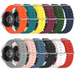 22mm Ocean Style Silicone Solid Color Watch Band - Image 3