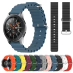 22mm Ocean Style Silicone Solid Color Watch Band - Image 2