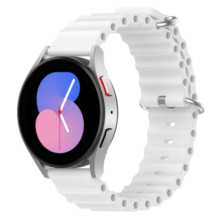 20mm Ocean Style Silicone Solid Color Watch Band