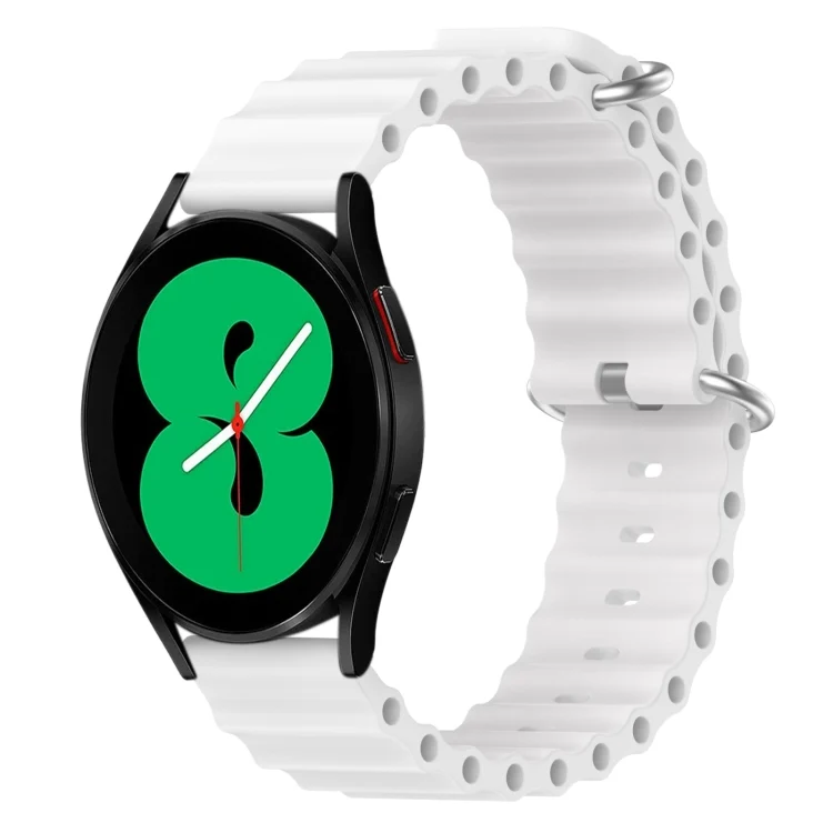 20mm Ocean Style Silicone Solid Color Watch Band