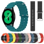 20mm Ocean Style Silicone Solid Color Watch Band - Image 2