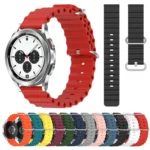 20mm Ocean Style Silicone Solid Color Watch Band - Image 2