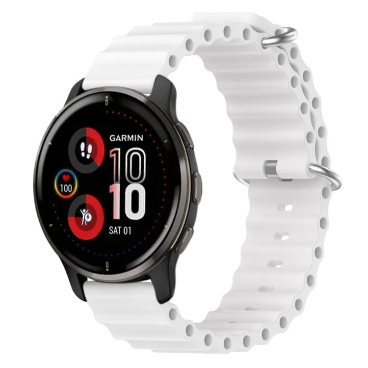 20mm Ocean Style Silicone Solid Color Watch Band
