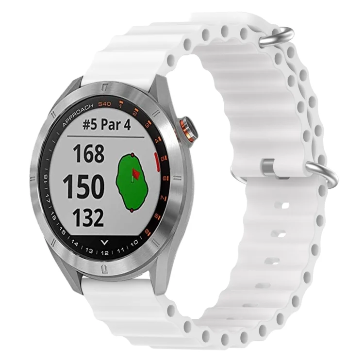 20mm Ocean Style Silicone Solid Color Watch Band