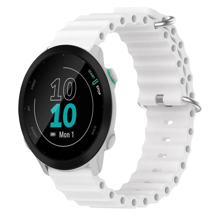 20mm Ocean Style Silicone Solid Color Watch Band