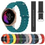 20mm Ocean Style Silicone Solid Color Watch Band - Image 2