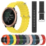20mm Ocean Style Silicone Solid Color Watch Band - Image 2