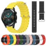 20mm Ocean Style Silicone Solid Color Watch Band - Image 2