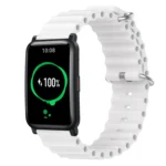 20mm Ocean Style Silicone Solid Color Watch Band