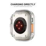 For Apple Watch Ultra / Ultra 2 49mm ENKAY PC Frame 9H Tempered Glass Case - Image 3