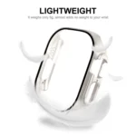 For Apple Watch Ultra / Ultra 2 49mm ENKAY PC Frame 9H Tempered Glass Case - Image 5